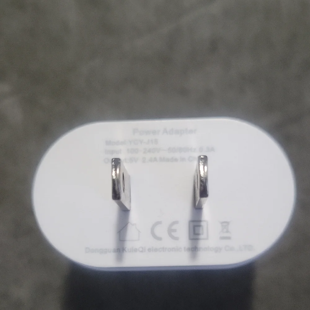 2 White USB TYPE C Wall Chargers